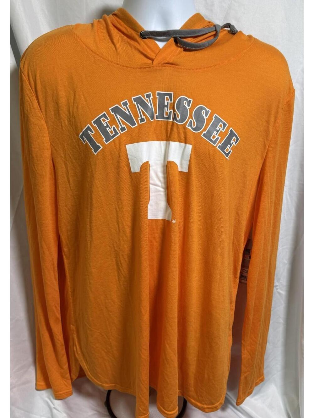 Tennessee Volunteers Long Sleeve Lightweight Hoodie Orange Womens XXL NEW
